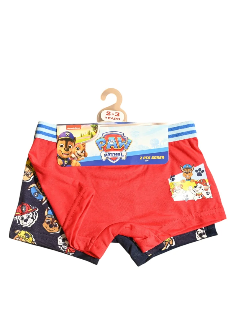 PAW PATROL PAW PATROL 2PCS BOYS BOXER , 65%polyester,35%cotton