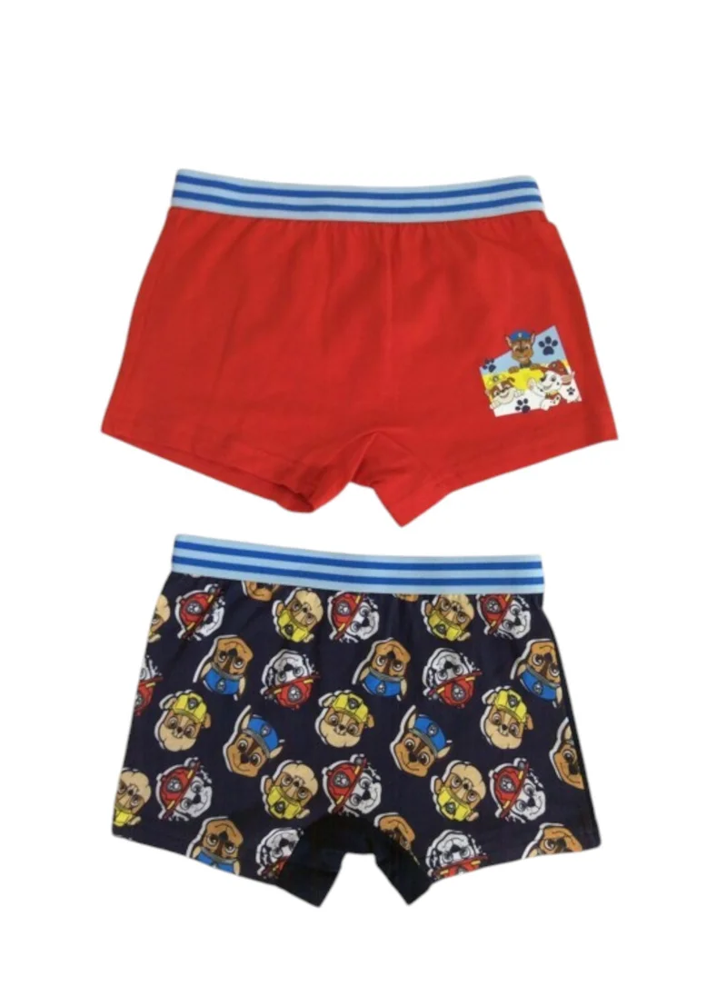 PAW PATROL PAW PATROL 2PCS BOYS BOXER , 65%polyester,35%cotton