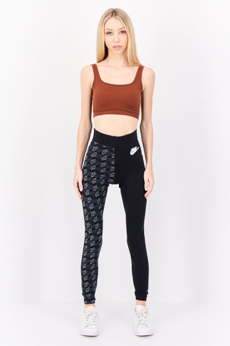 Nike Women Sportswear Fit Brand Logo Training Tights, Black - Image 3