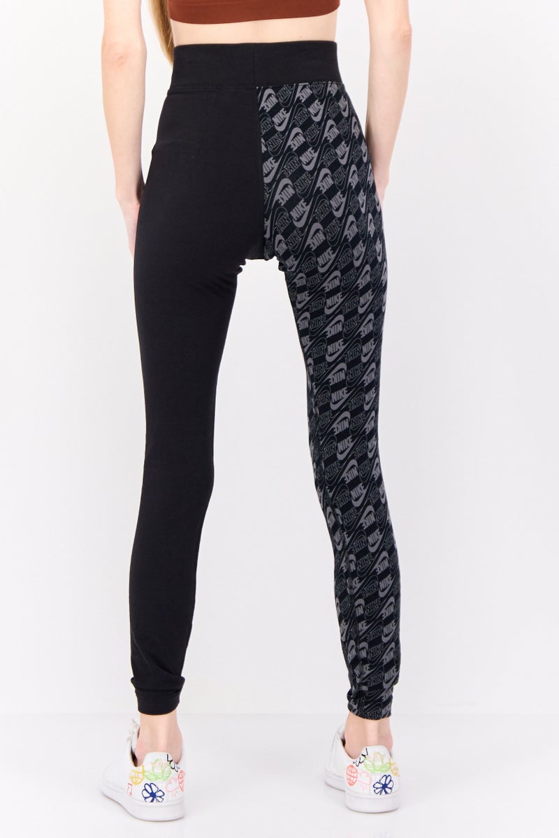 Nike Women Sportswear Fit Brand Logo Training Tights, Black - Image 2