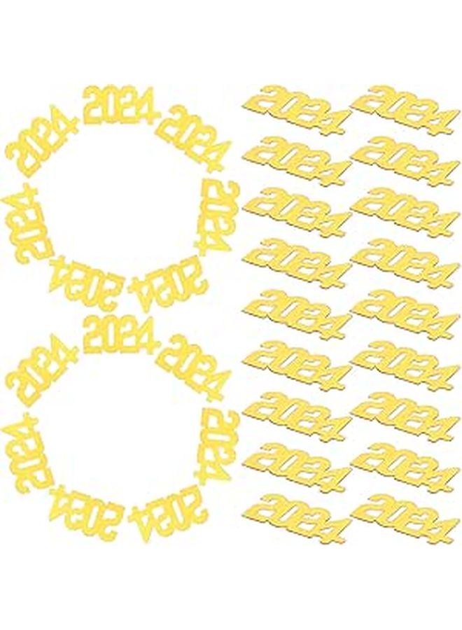 Gold Sequin Table Confetti Scatters 3pcs Party Decorations For New Year Celebration Supplies - Image 1