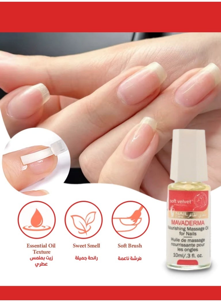 Soft Velvet Nourishing Massage Oil For Nails 10ml - Image 4