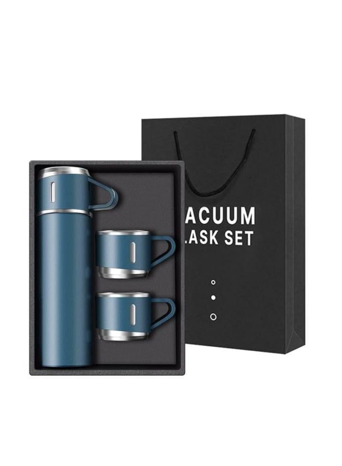 Stainless Steel Thermal Mug 500 Ml + 3 Cups Multicolor - Image 3