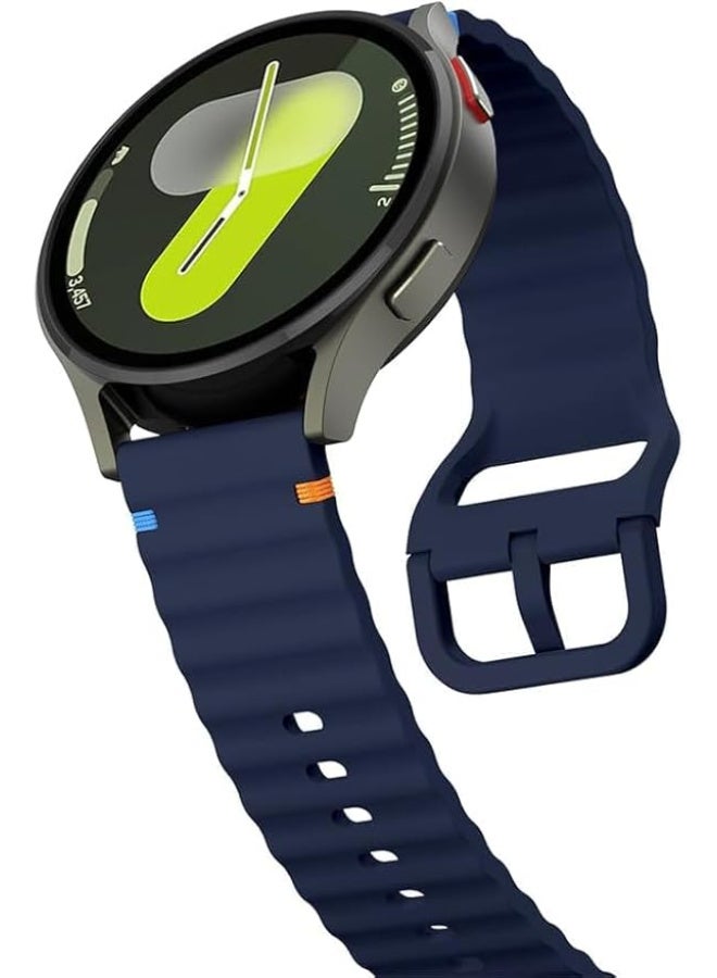 20 mm Silicone Watch Strap, Quick Release Watch Straps for Men and Women, Skin-friendly, Soft, Replacement Strap for 20 mm Compatible with Amazfit/Huawei/MI/Fossil/samsung - Image 4