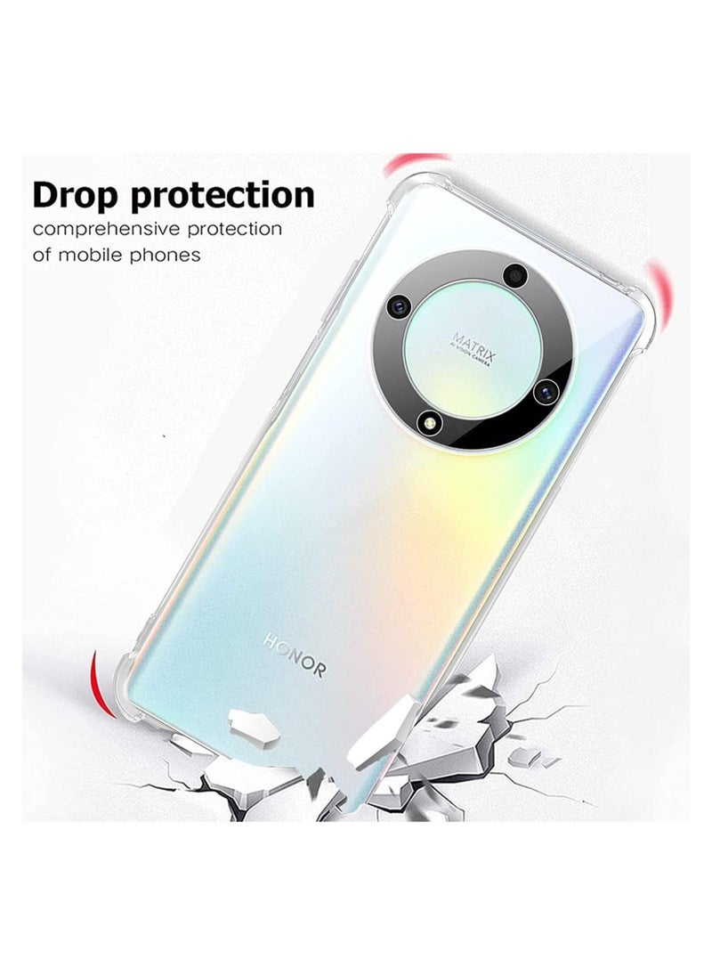 Raxoom Honor X9a 5G Clear Case Cover Shockproof flexible Silicone Bumper Cover Transparent Anti scratch TPU Full Camera Protection - Image 4
