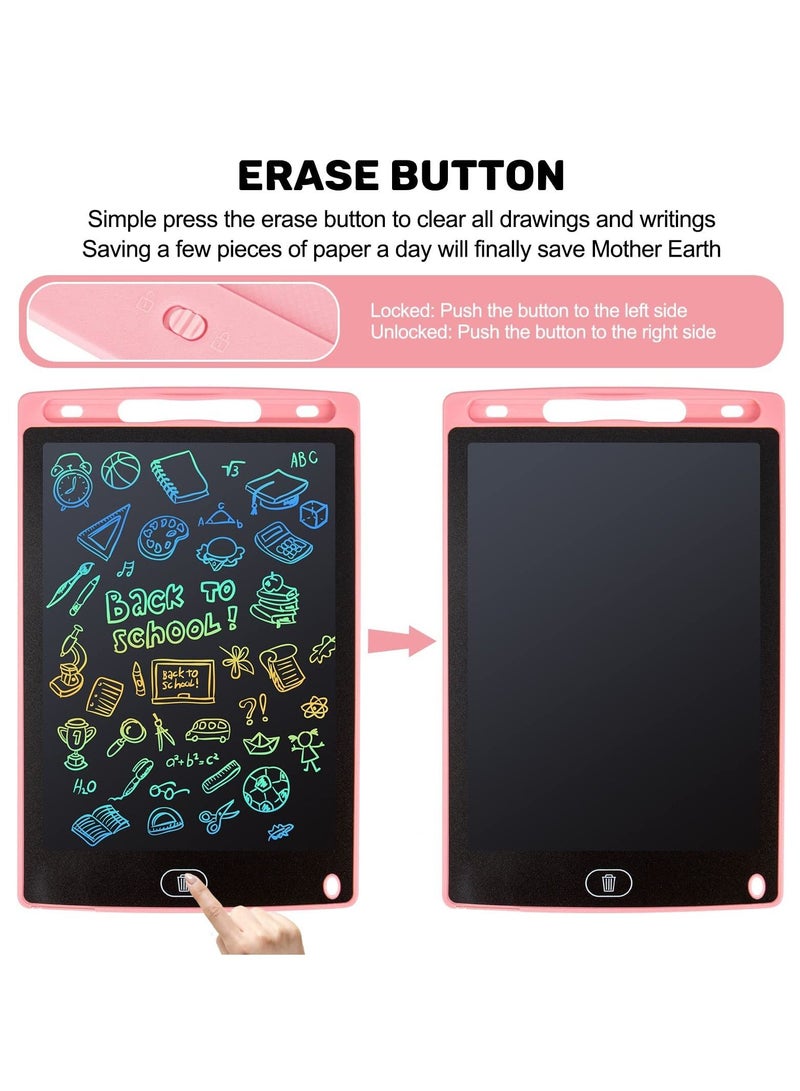 KASTWAVE LCD Writing Tablet, Doodle Scribbler Pad 8.5 inch Colorful Screen Drawing Board Learning Gift for Kids, Educational Toys for 3-6 Years Old Boys and Girls  2 Pack  - Image 3