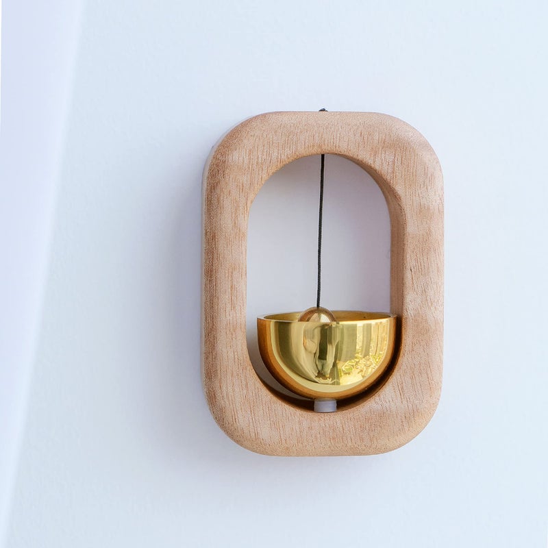 Sanosy Magnetic Wood Doorbell Wind Chime For Refrigerator  Room  Porch  Garden  Backyard  Restaurant Home Garden Windchime Housewarming Gift(Mahogany) - Image 2