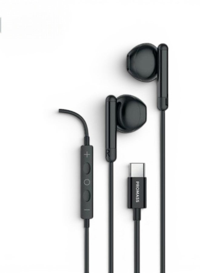 بروماس بروماس سماعات أذن سلكية مع ميكروفون USB-C