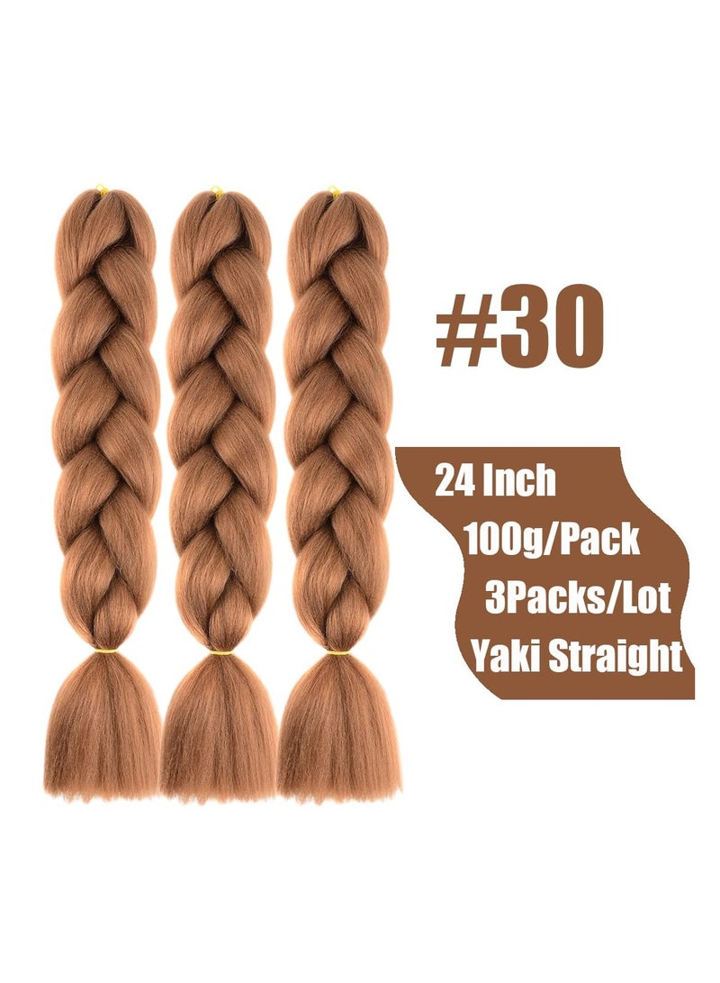 إستيل وصلات شعر الضفائر الأفريقية، وصلات شعر الضفائر الكروشيه، شعر الضفائر الاصطناعية، ألياف صناعية عالية الحرارة، شعر الضفائر الجامبو من ياكي - Image 2