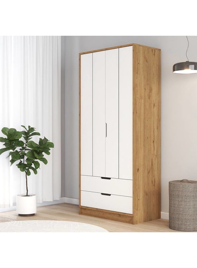Joints خزانة ملابس Engineered Wood بيج 180×80×50 سم - Image 1