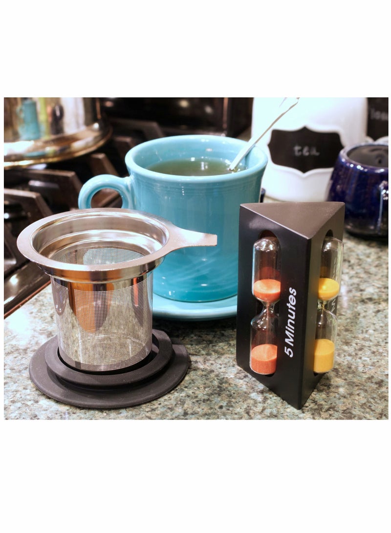 Sand Timer | Tea Timer | Hourglass Timer | 3/5/7 Minutes Timer for Cooking, Baking, Classroom, Home Office, Kitchen, Exercise