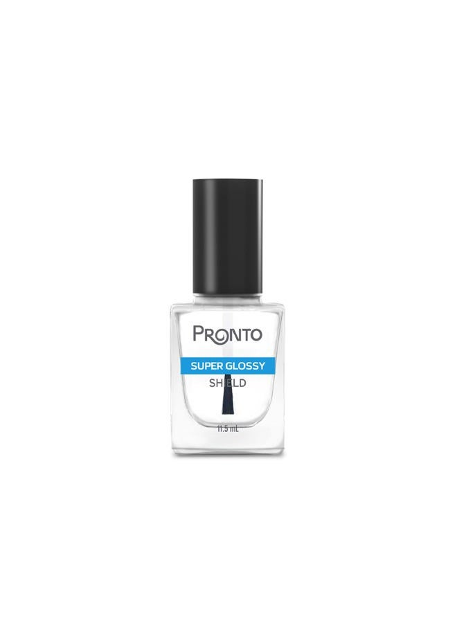 PRONTO Super Glossy Shield – Top Coat Sealer, High Shine Finish Nail Polish - Image 1