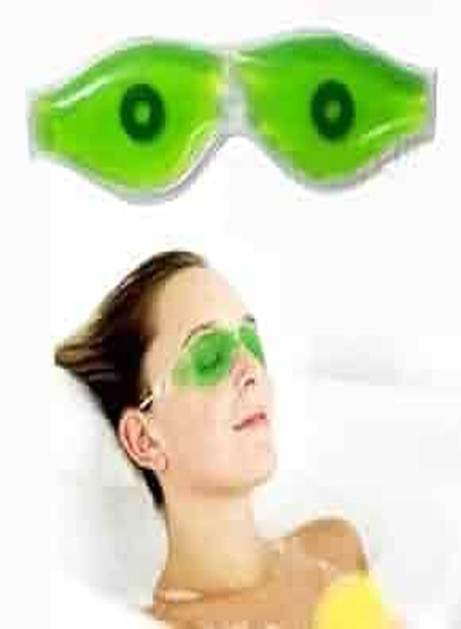 TOP SELECT Cooling Gel Eye Mask, Reusable Green Relaxation Mask for Eyes, Spa Treatment (1) - Image 1