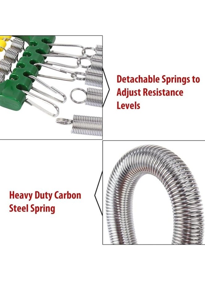 Alissa Chest Expander with 5 Springs Adjustable Steel Springs with Steel Chrome Plating for Increased Resistance Multi-Function, Lightweight, Portable & Compact  - Image 3