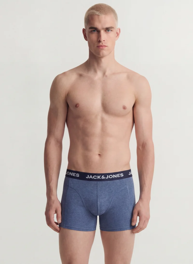 جاك اند جونز 3 Pack Logo Band Trunks