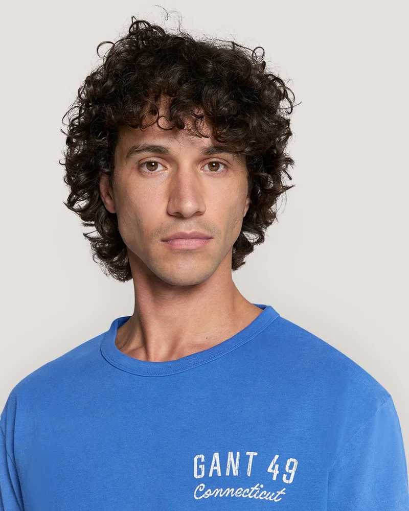 GANT  Gant Varsity Worn Graphic T-Shirt for Men | Best Price UAE