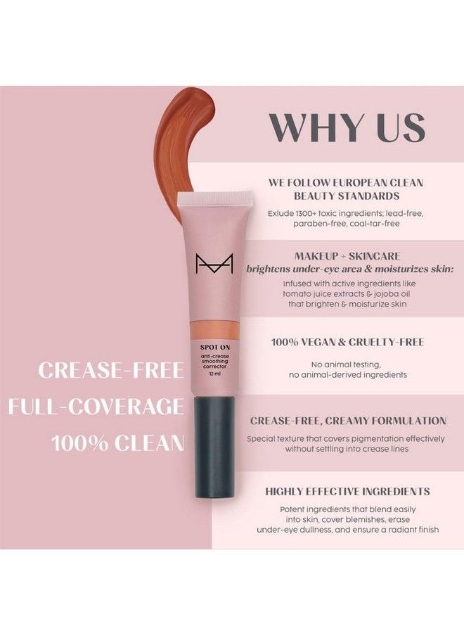 HOUSE OF MAKEUP - Spot On Colour Corrector ; Creasefree ; Colour Corrector For Dark Circles ; Dark Spot Corrector For Face Makeup ; Peach Shade Corrector ; Creamy Highly Pigmented ; 12 Ml - Image 1