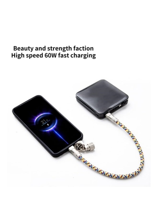 Healife 2-in-1 Stylish Phone Lanyard & PD60W Fast Charging Cable – USB-C to Lightning, Crossbody & Wrist Design  - Image 4