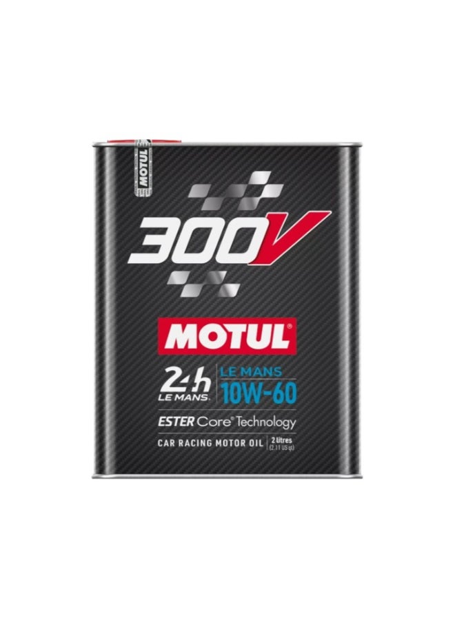 MOTUL 300V Le Mans 10W-60 - Car Racing Motor Oil - 100% Synthetic Oil - Imported from Europe