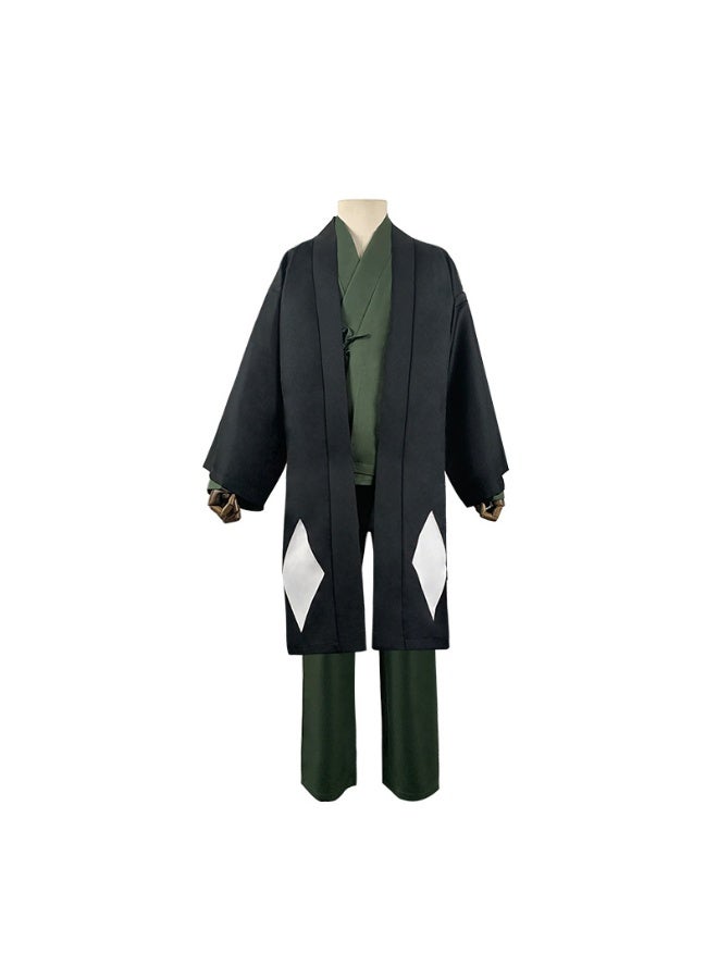 NIBEMINENT Anime bleach, Kiusuke Urahara's costume and hat, Halloween men and women's party costumes - Image 1