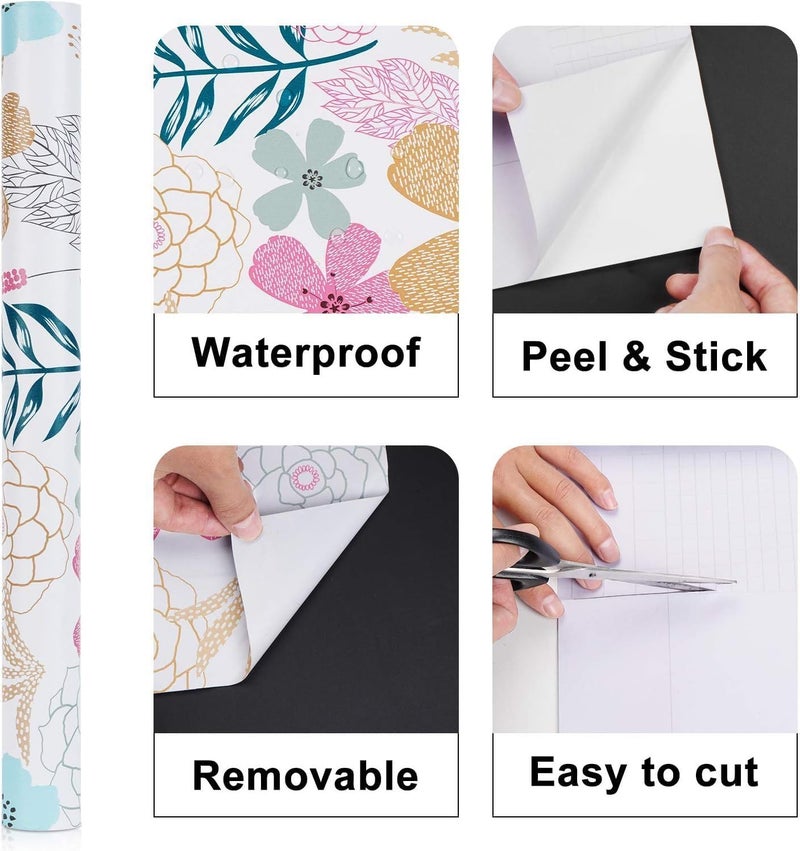SD ENTERPRISES DIY Wall Paper/Wall Sticker Self Adhesive Nature Colourful Elegant Living Room Bed Room Decoration Furniture Make Over Interior Exterior Spring Blossom (45X500cm) - Image 3