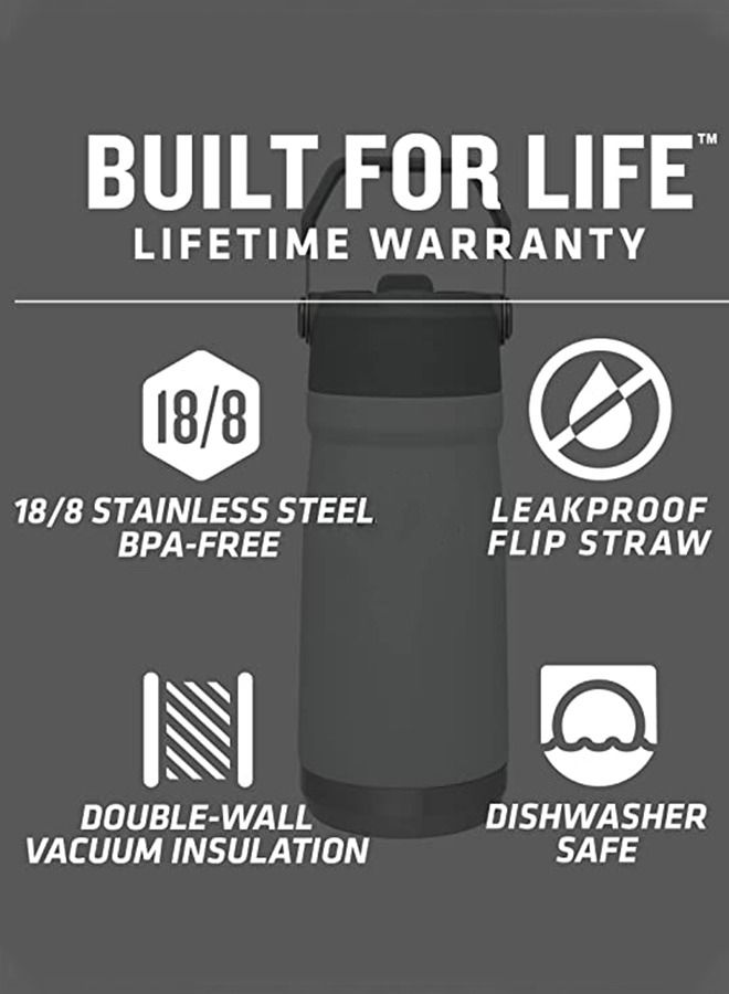 Taiahiro Stainless Steel Bottle with Straw, Vacuum Insulated Water Bottle for Home, Office or Car, Reusable Leakproof Cup with Straw and Handle - Image 4