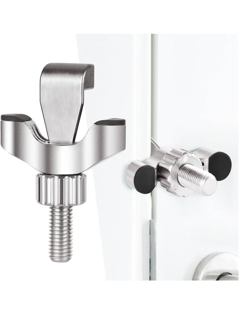Generic Portable Door Lock, Anti-Theft Lock, Travel Door Lock for Additional Privacy and Safety, Home Security Door Locker for Hotel Apartment School  - Image 1