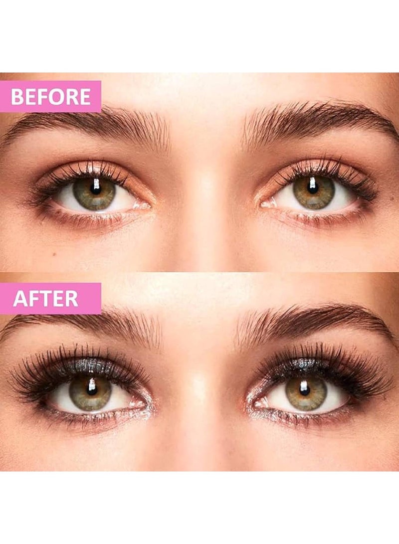 saykfoe Self-Adhesive Lash Clusters, 100 Pre-Glued Wispy Curl Lashes, Reusable Press-On Eyelashes for Natural and Fluffy Look, No Glue Needed, Easy to Apply - Image 5