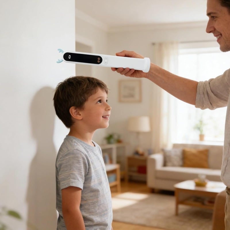 Generic 1-Second Height Measurement Device, Cordless Infrared Stadiometer with Posture Correction, 1-94 in / 0-240 Cm Range, for Youngsters - Image 4