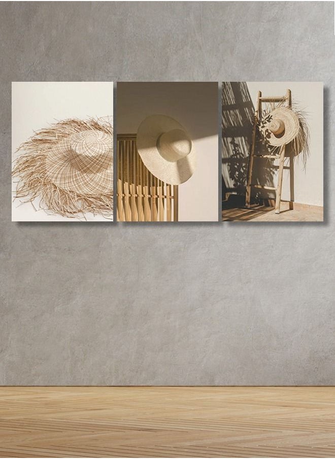 Marktna Decorative Wall Art Painting With an Abstract Design 3 Pieces Size 120x60cm  - Image 1