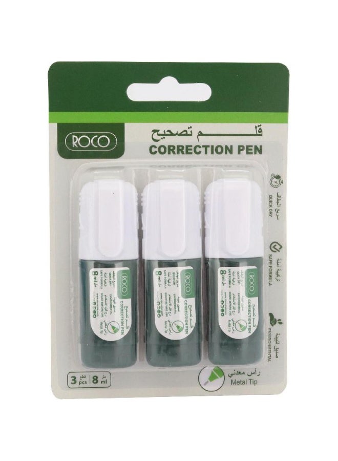 مجموعة أقلام تصحيح من 3 قطع