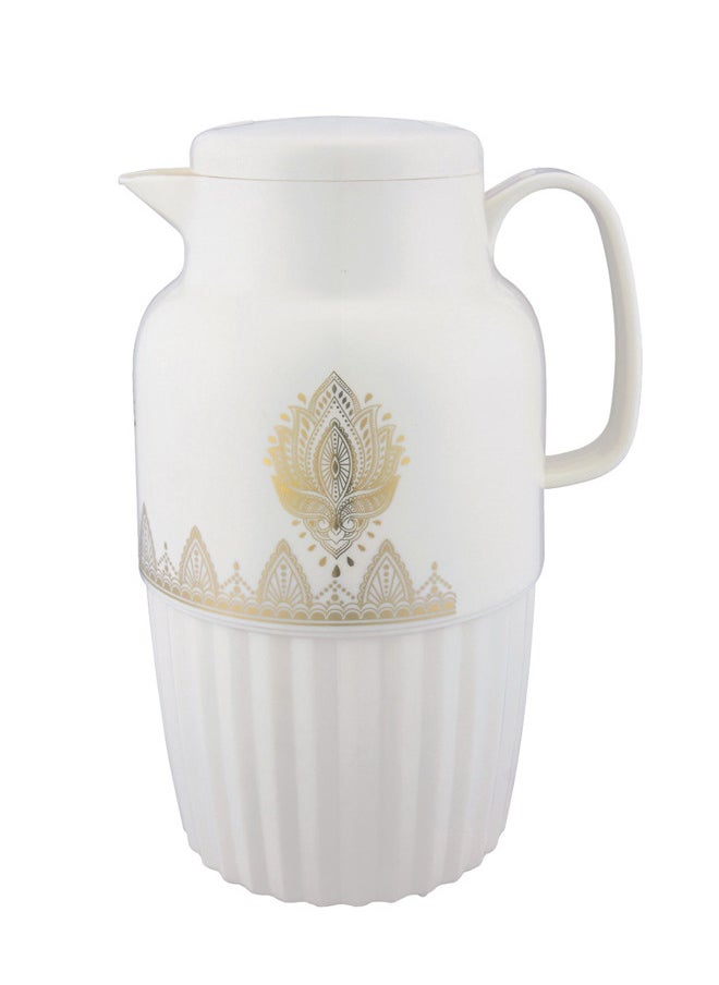 REEM - Tea/Coffee Flask 2L Ivory/Gold - Image 1