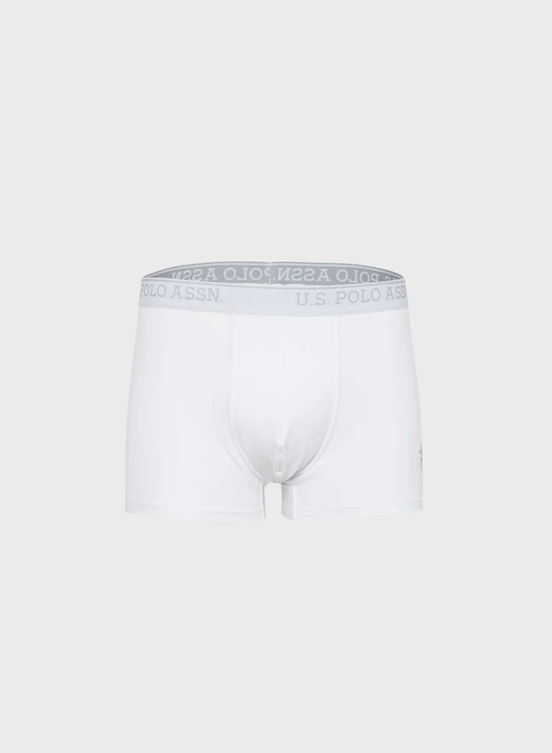 U.S. Polo Assn. 3 Pack Logo Print Trunks
