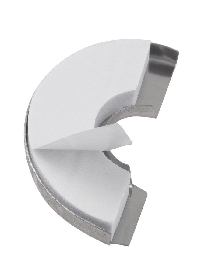 Rrina 4Pcs 304 Stainless Steel Wall Split Flange Round Escutcheon Plate Cover for Various Pipes (22mm/087in) - Image 5
