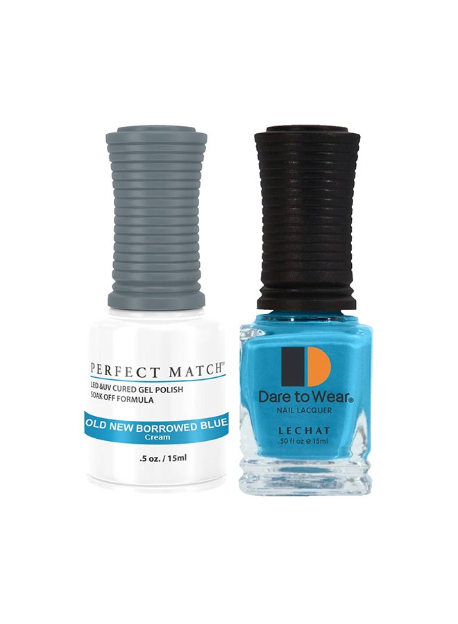 Lechat Soak Off Gel Nail Polish UV LED Gel Polish Old, New, Borrowed, Blue PMS51 - Image 1