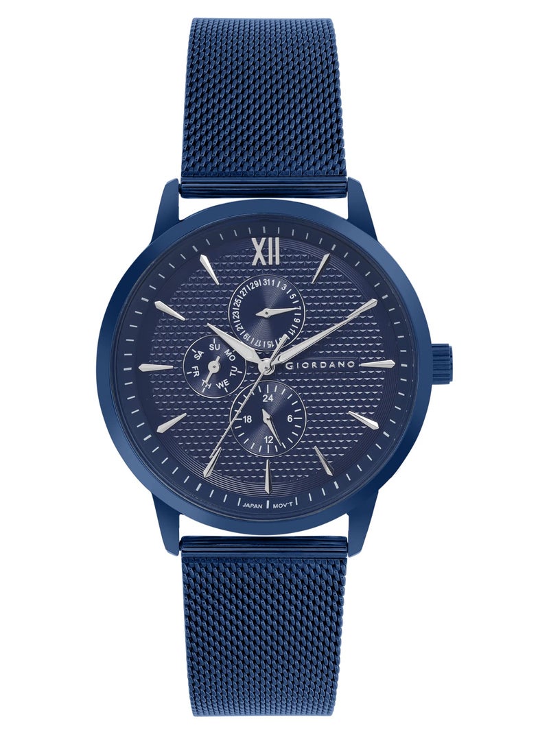 Giordano Analogue Watch for Men with Stylish Mesh Band with Water Resistant Casual Wrist Watch to Complement Your Party Look - GD-50008 - Image 1