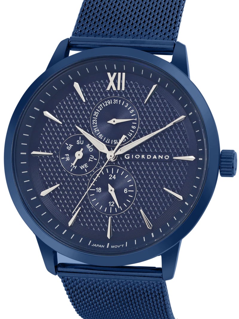 Giordano Analogue Watch for Men with Stylish Mesh Band with Water Resistant Casual Wrist Watch to Complement Your Party Look - GD-50008 - Image 3