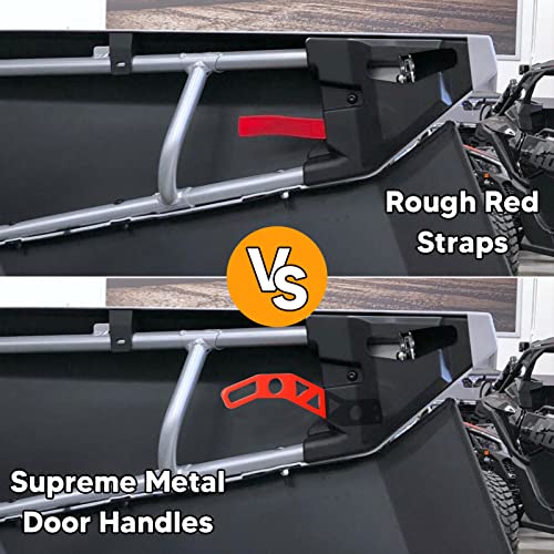 WSays X3 Door Handle Latches Kit Red Left & Right Compatible with Can am Maverick X3 2017-2025 with Doors - Image 2
