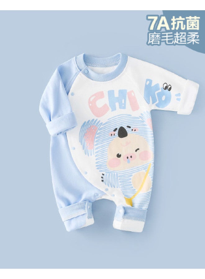 Doxiluka newborn Baby Clothes - Long-sleeved Romper For Boys & Girls, Spring/autumn Infant Onesie, Full-month Crawling Suit - Image 1