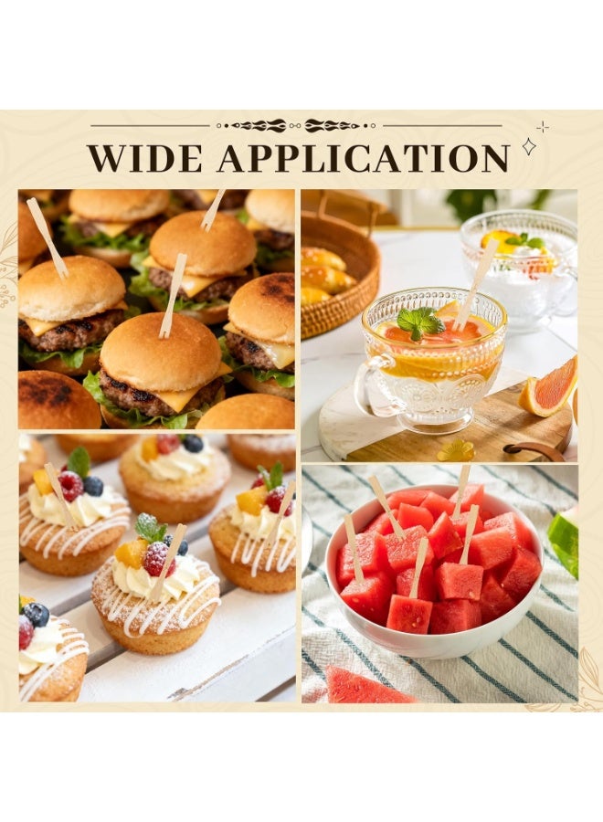 Forest Home Disposable Mini Forks 3.5 Inch Small Appetizer Forks for Fruit Cocktail Parties Weddings 100 Pieces Everyday Use - Image 3