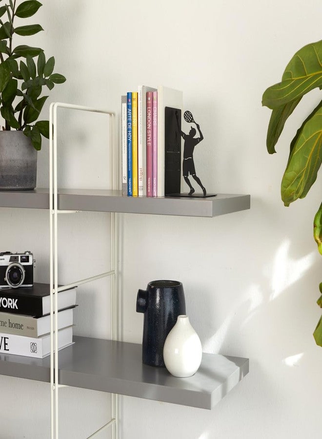 Balvi Match Point Bookend – Decorative Metal Tennis-Themed Book Holder for Home and Office – Unique Gift Idea for Sports Enthusiasts – Durable and Stylish Design – Sujetalibros - Image 5
