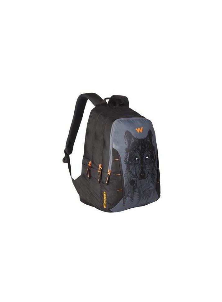 Wildcraft Nylon 44 Ltrs Casual Backpack (11629-Wolf_Black)