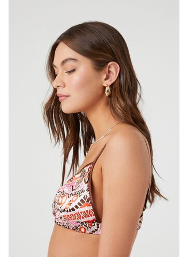 FOREVER 21 Geo Print Triangle Bralette  - Image 2