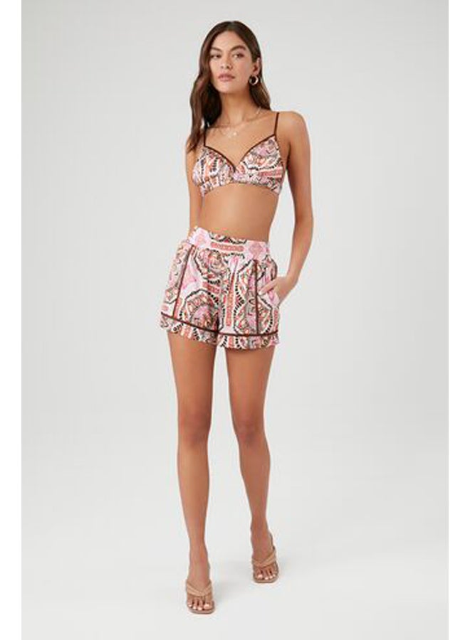 FOREVER 21 Geo Print Triangle Bralette  - Image 4