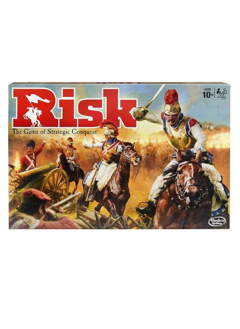 Risk Game, Strategy Board Game Updated Figures Improved Mission Cards War Crates For Kids Ages 10 And Up, 2-5 Players