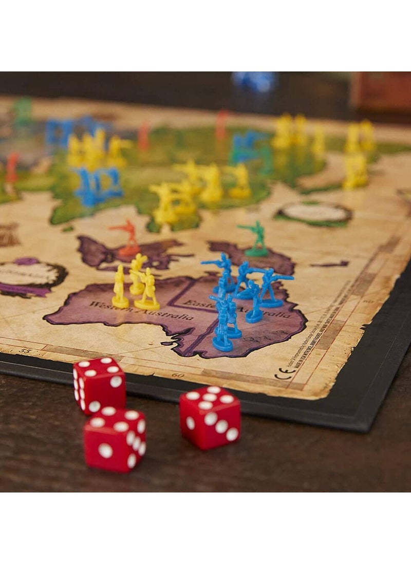 null - Risk Game, Strategy Board Game Updated Figures Improved Mission Cards War Crates For Kids Ages 10 And Up, 2-5 Players - Image 1