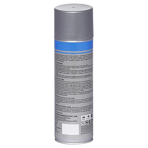 Aerol Clear Coat Spray, Grade 3090 (300g/418ml) - Quick Drying, Transparent, Glossy Coating, Protects from Moisture, Corrosion, Dust & Contaminants - Image 3