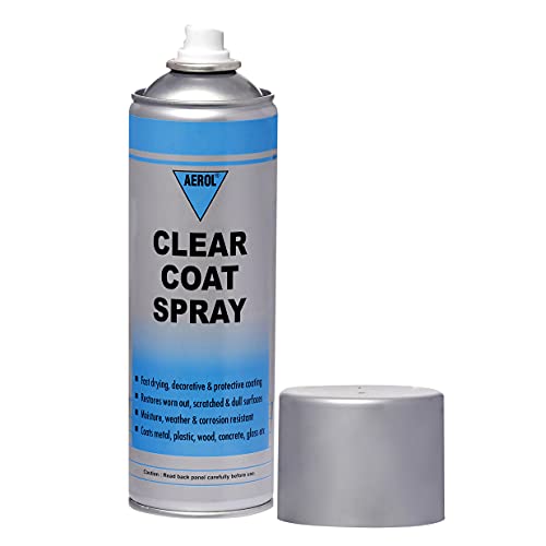 Aerol Clear Coat Spray, Grade 3090 (300g/418ml) - Quick Drying, Transparent, Glossy Coating, Protects from Moisture, Corrosion, Dust & Contaminants - Image 2