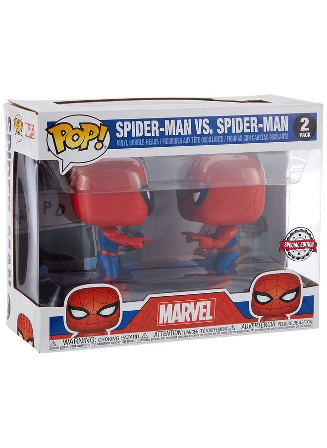 Funko Spider Man Imposter Pop! Vinyl Figure 2 Pack Entertainment Earth Exclusive  - Image 3