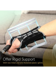 BraceUP Quick Wrap Wrist Brace for Carpal Tunnel, Tendonitis, and Arthritis – Hand and Wrist Support Splint (Right Hand)  - Image 3